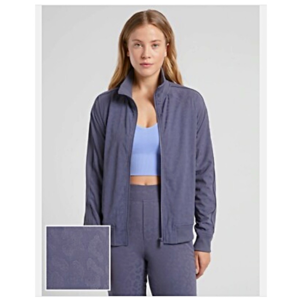 💫NWTS-$130 ATHLETA Brooklyn Bomber Jacket XL Jaguared Lightweight Relaxed Xl